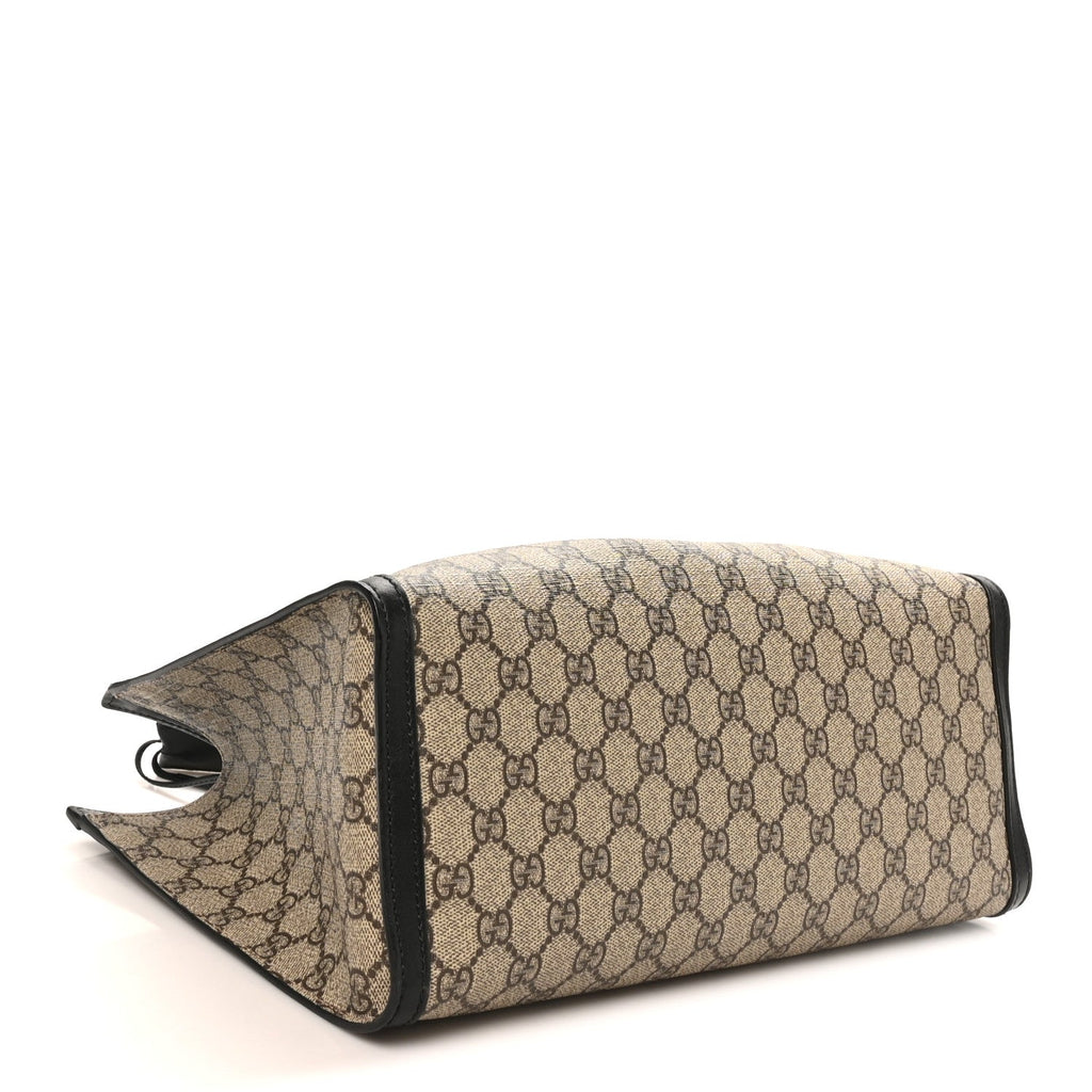 GG Supreme Monogram Medium Padlock Tote Black £¨ Direct shipment via from wholesalehk.shop