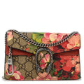 GG Supreme Monogram Blooms Super Mini Dionysus Shoulder Bag Beige Multicolor Dry Rose wholesalehk.shop