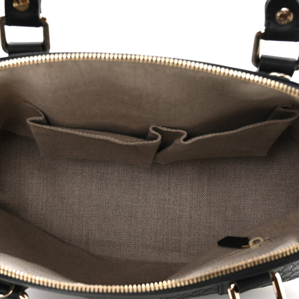Microguccissima Medium Dome Bag Black £¨ Direct shipment via from wholesalehk.shop