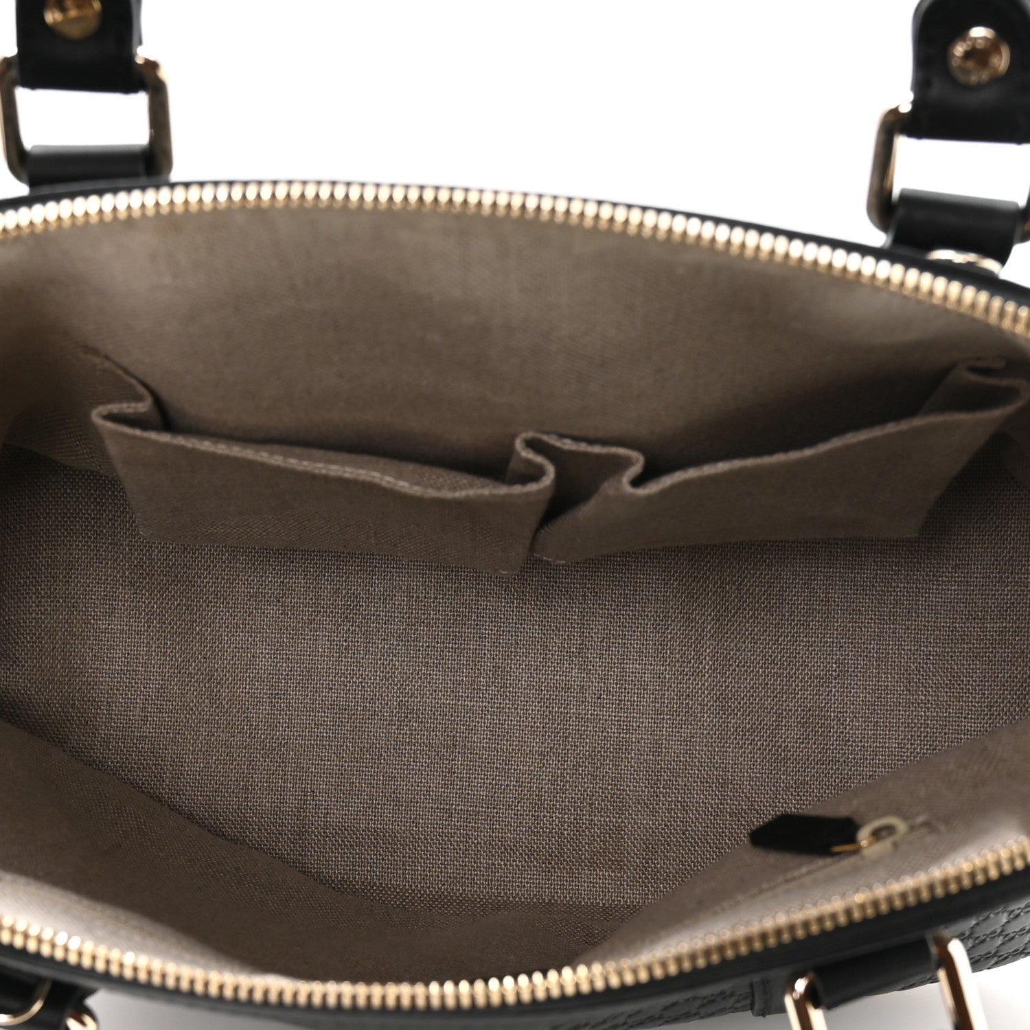 Microguccissima Medium Dome Bag Black £¨ Direct shipment via from wholesalehk.shop