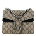 GG Supreme Monogram Mini Dionysus Shoulder Bag Black wholesalehk.shop