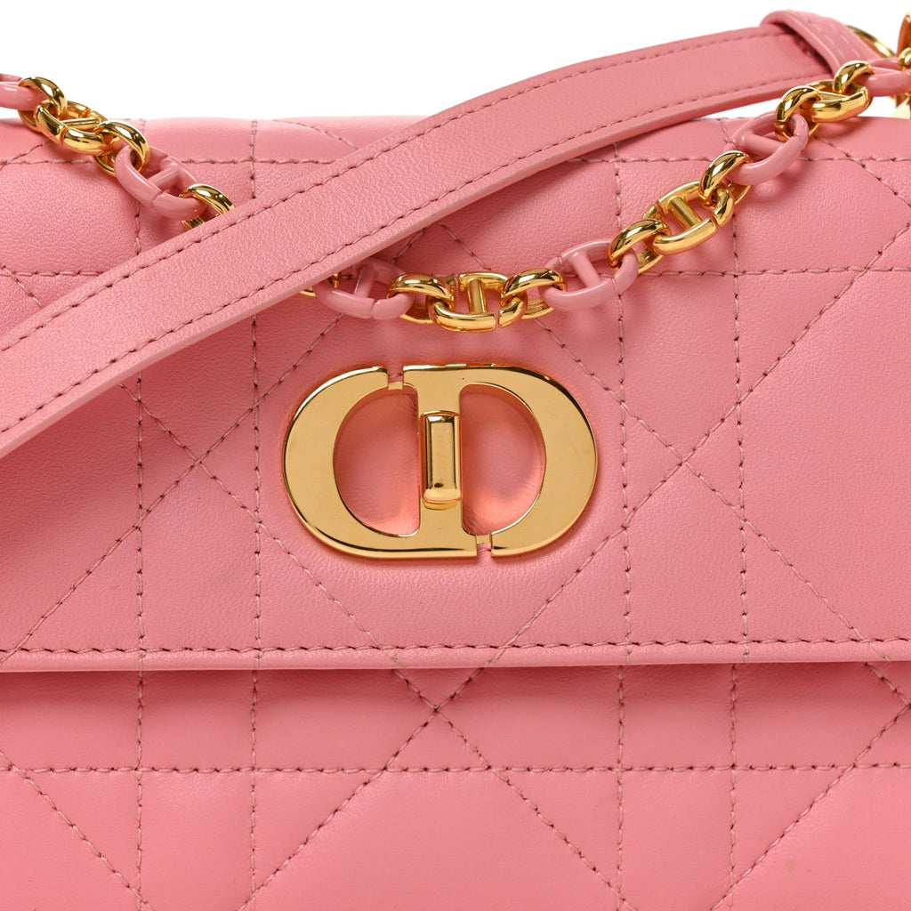 Lambskin Macrocannage Mini Miss Caro Bag Pink wholesalehk.shop
