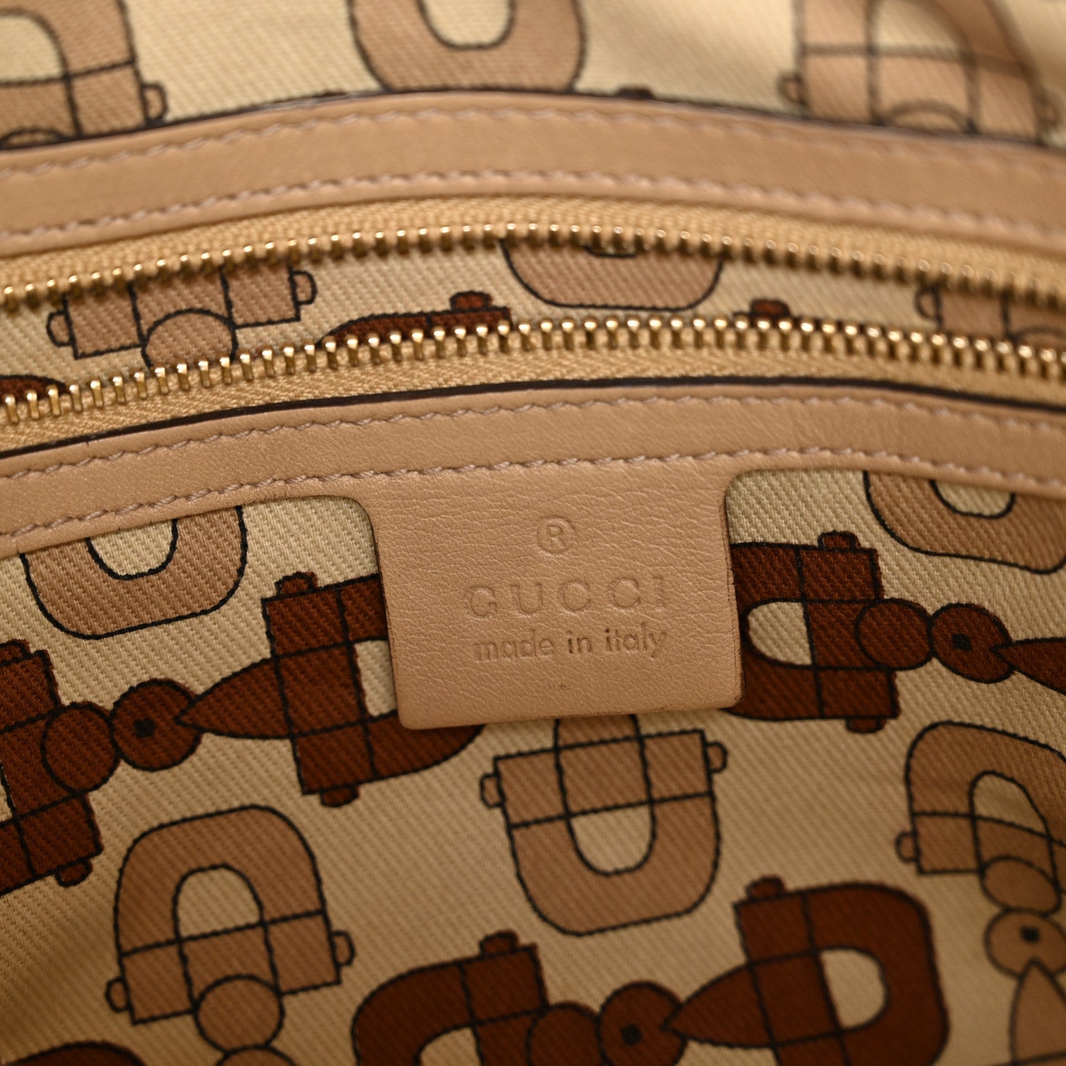 Guccissima Medium Britt Tote Beige £¨ Direct shipment via from wholesalehk.shop