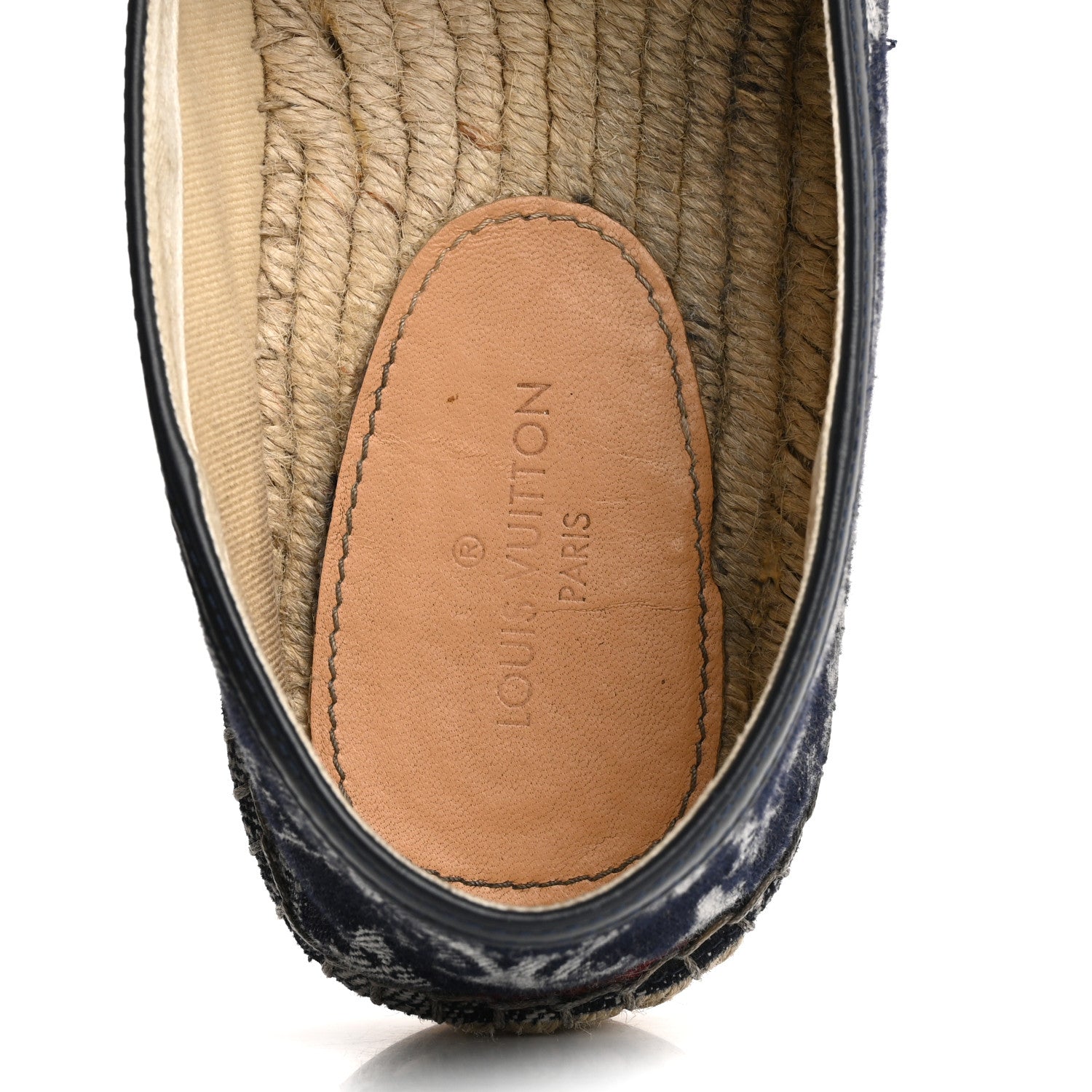 Monogram Denim Espadrille Flats 8.5 Blue £¨ Direct shipment via from wholesalehk.shop