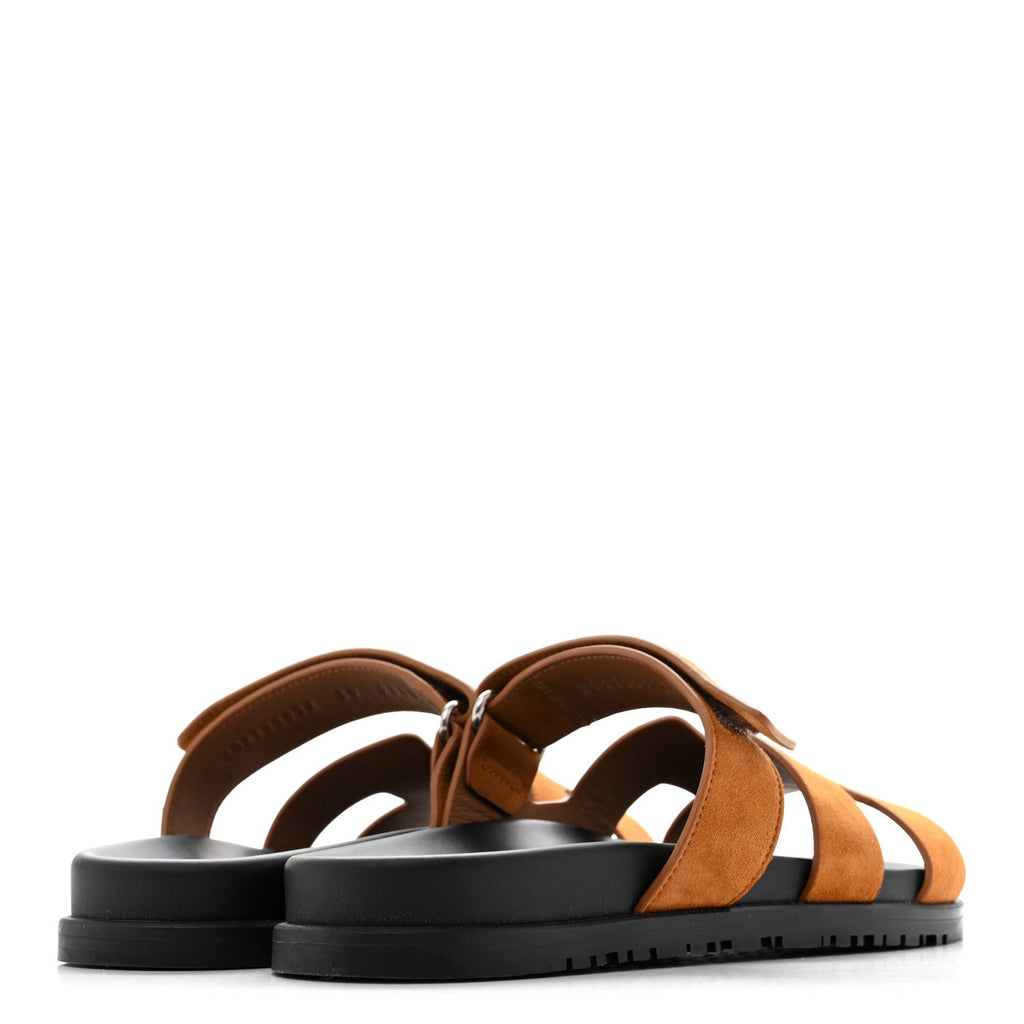 Suede Goatskin Womens Chypre Sandals 38 Naturel wholesalehk.shop