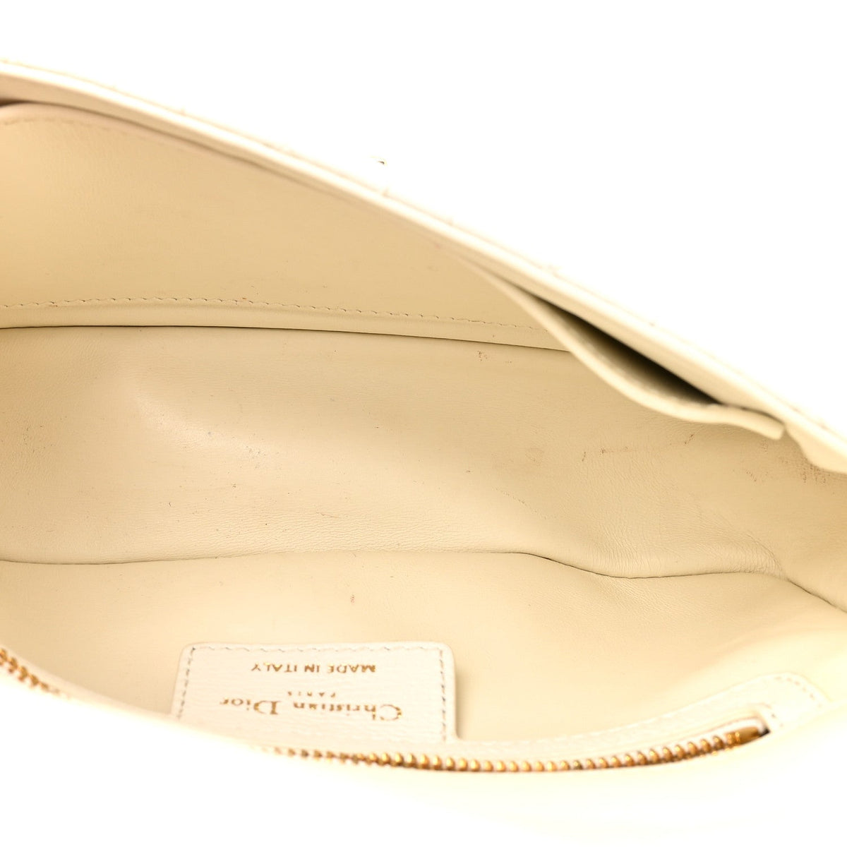 Grained Calfskin Cannage Small Caro Bag White wholesalehk.shop