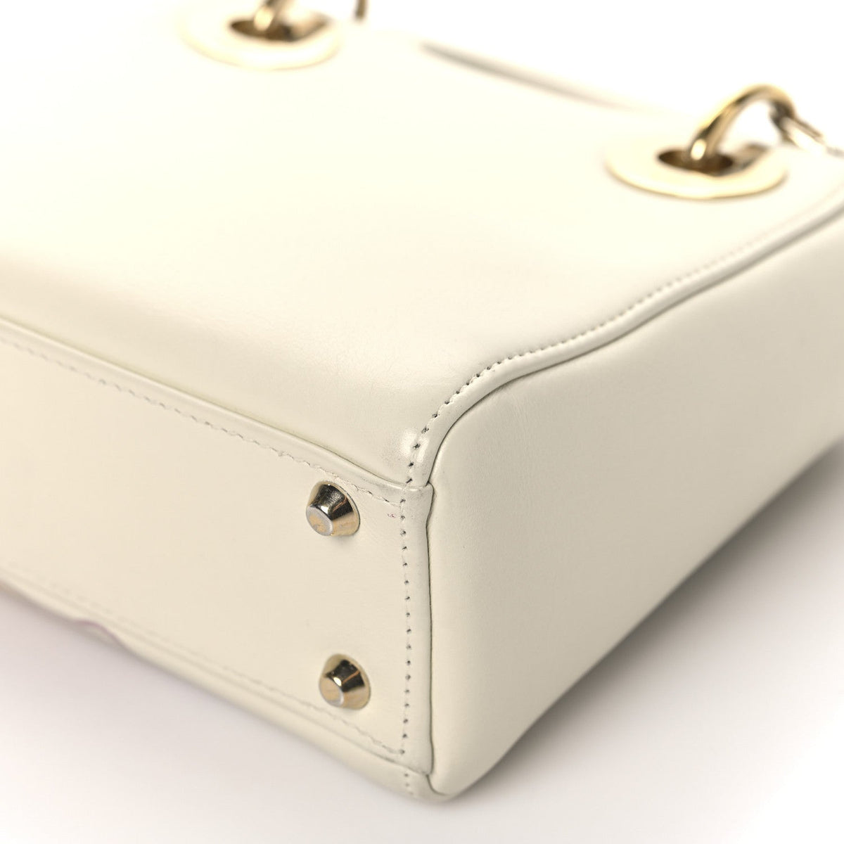 Calfskin Niki De Saint Phalle Dioramour Mini Supple Lady Dior White Multicolor wholesalehk.shop
