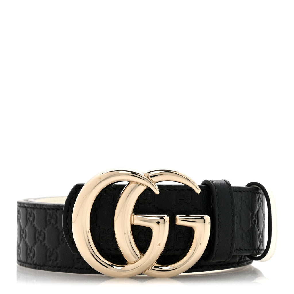 Guccissima Double G Reversible Belt 75 30 Black White £¨ Direct shipment via from wholesalehk.shop