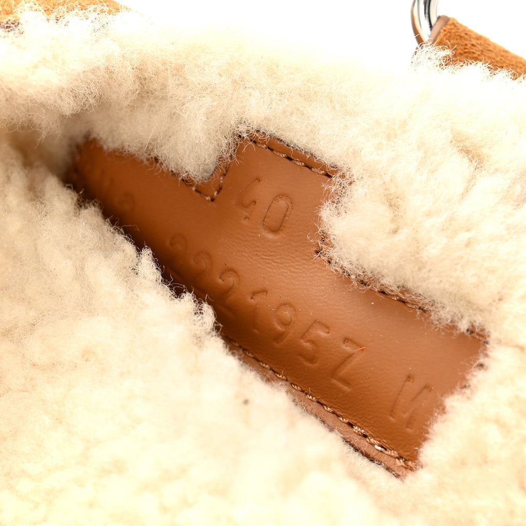 Suede Goatskin Woolskin Womens Chypre Sandals 40 Naturel Ecru wholesalehk.shop
