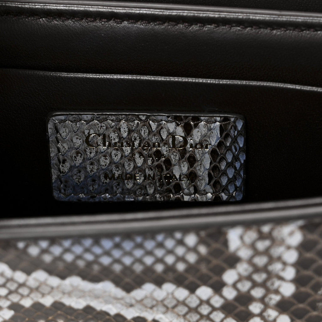 Snakeskin 30 Montaigne Box Bag Beige Multicolor wholesalehk.shop