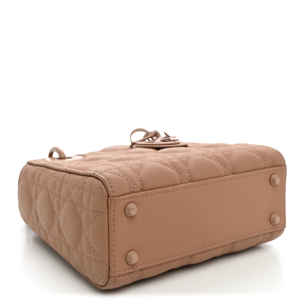 Ultra Matte Calfskin Cannage Mini Lady Dior Light Beige wholesalehk.shop