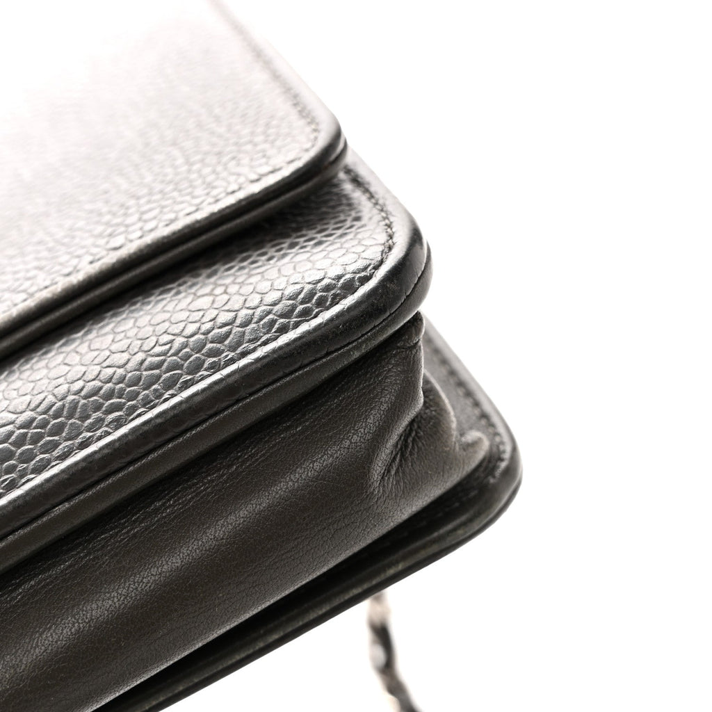 Caviar Timeless CC Wallet on Chain WOC Grey wholesalehk.shop