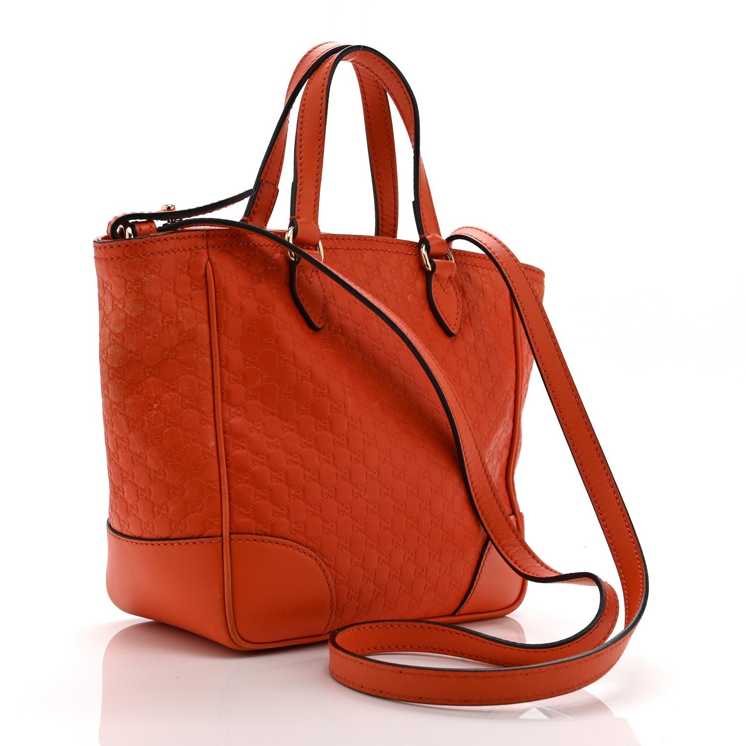 Microguccissima Small Bree Tote Sun Orange £¨ Direct shipment via from wholesalehk.shop