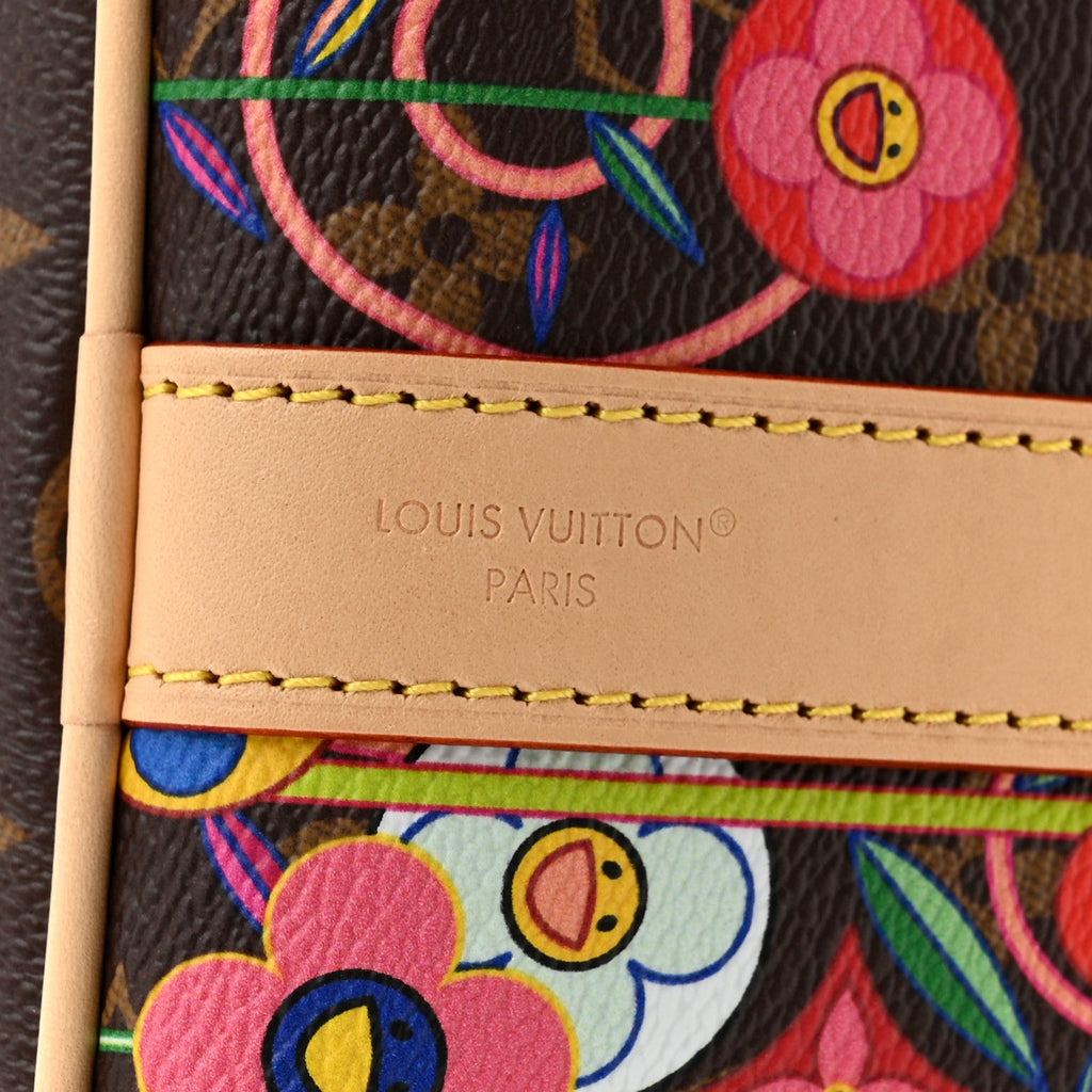 LV X TM Monogram Flowers Keepall Bandouliere 45 wholesalehk.shop