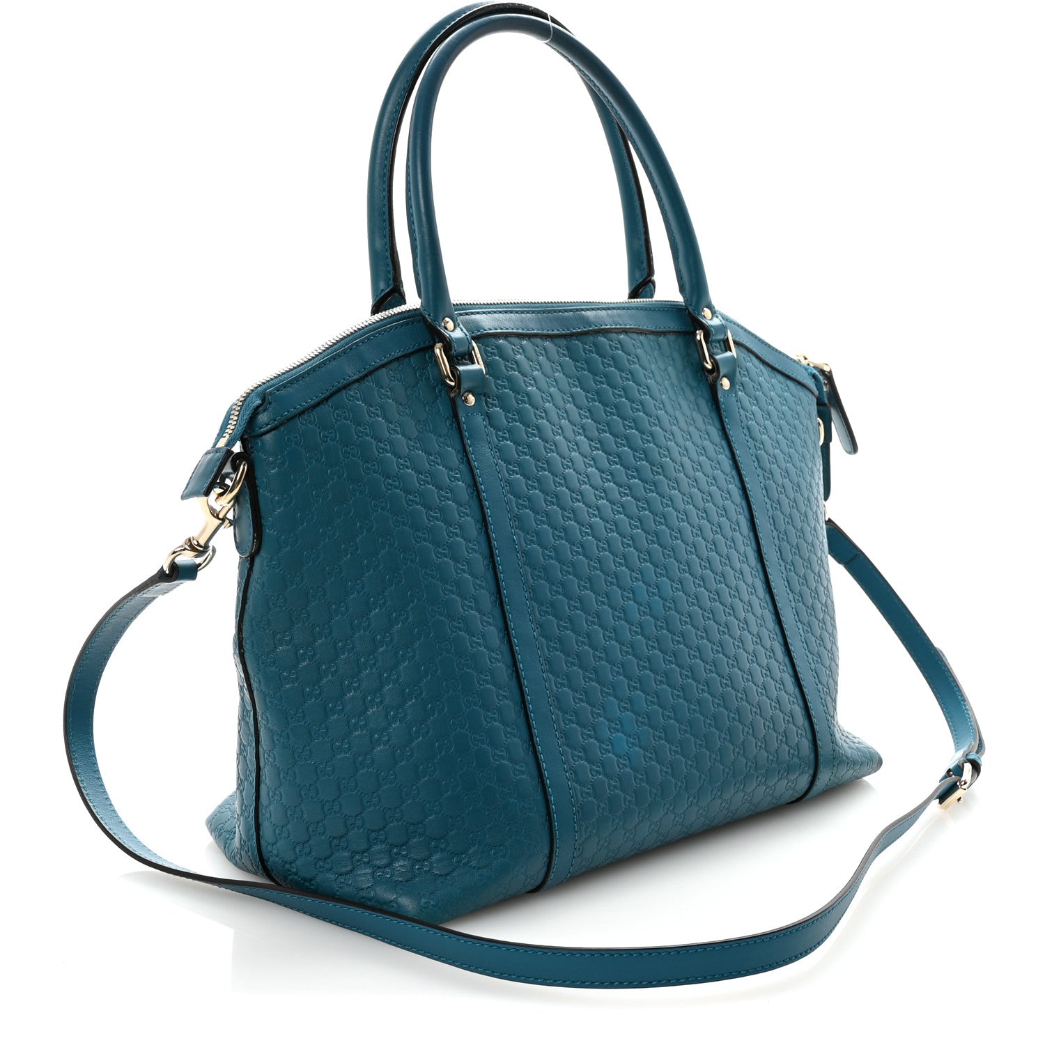Soft Microguccissima Dome Satchel Deep Cobalt £¨ Direct shipment via from wholesalehk.shop