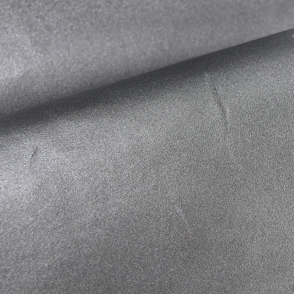 Metallic Lambskin Quilted Maxi Double Flap Pewter wholesalehk.shop