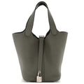 Taurillon Clemence Picotin Lock 18 PM Etain £¨ Direct shipment via from wholesalehk.shop