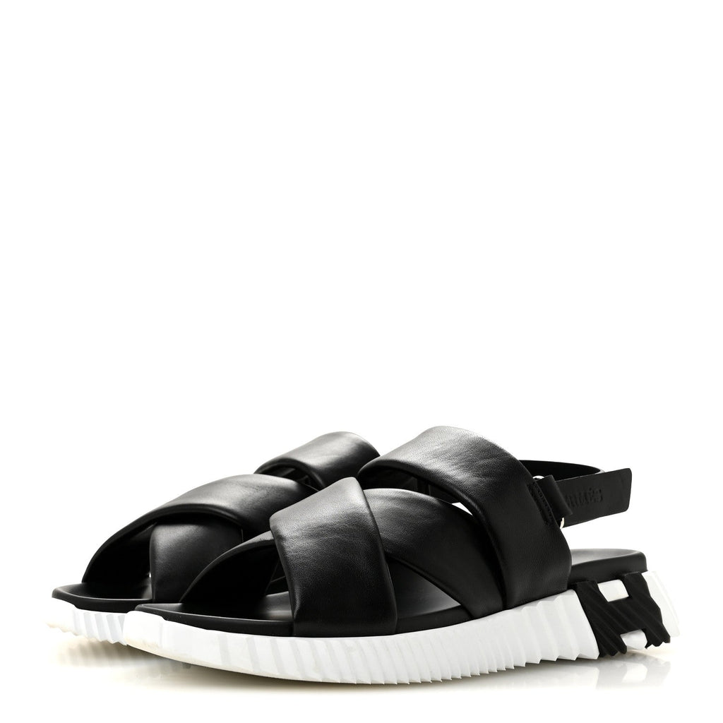 Calfskin Womens Electric Sandals 40 Black wholesalehk.shop