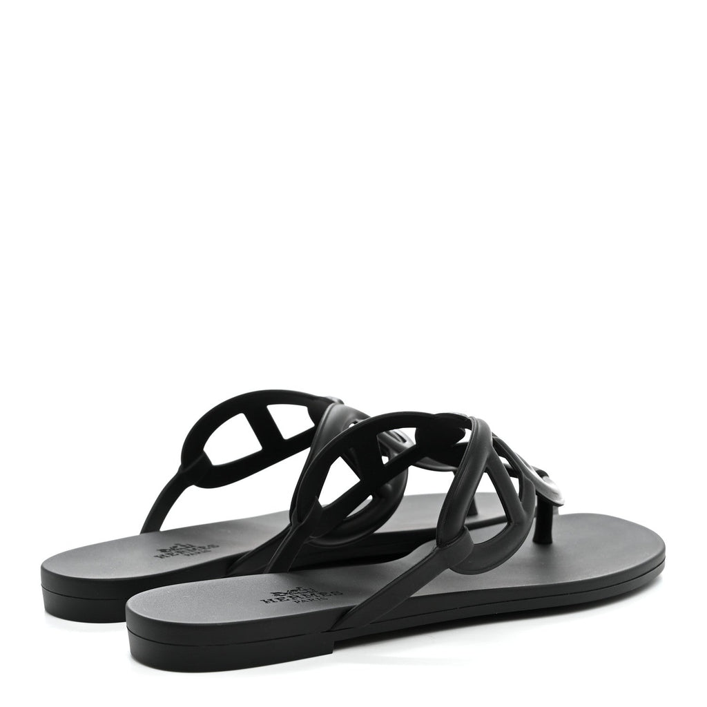 Rubber Womens Egerie Sandals 36 Black wholesalehk.shop
