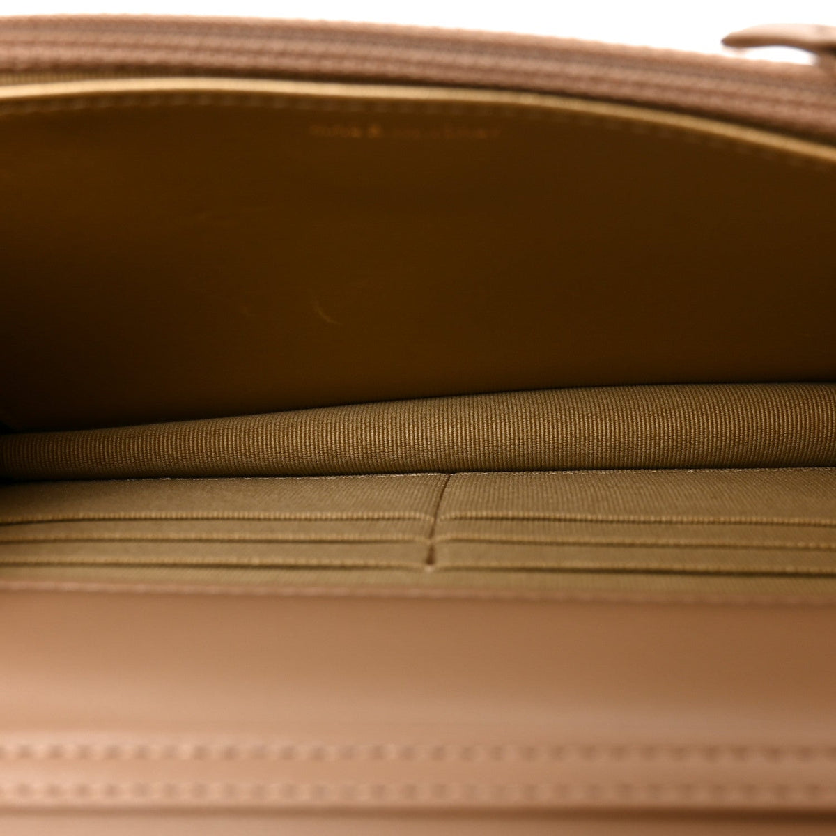 Lambskin Quilted CC Pearl Crush Wallet on Chain WOC Beige wholesalehk.shop