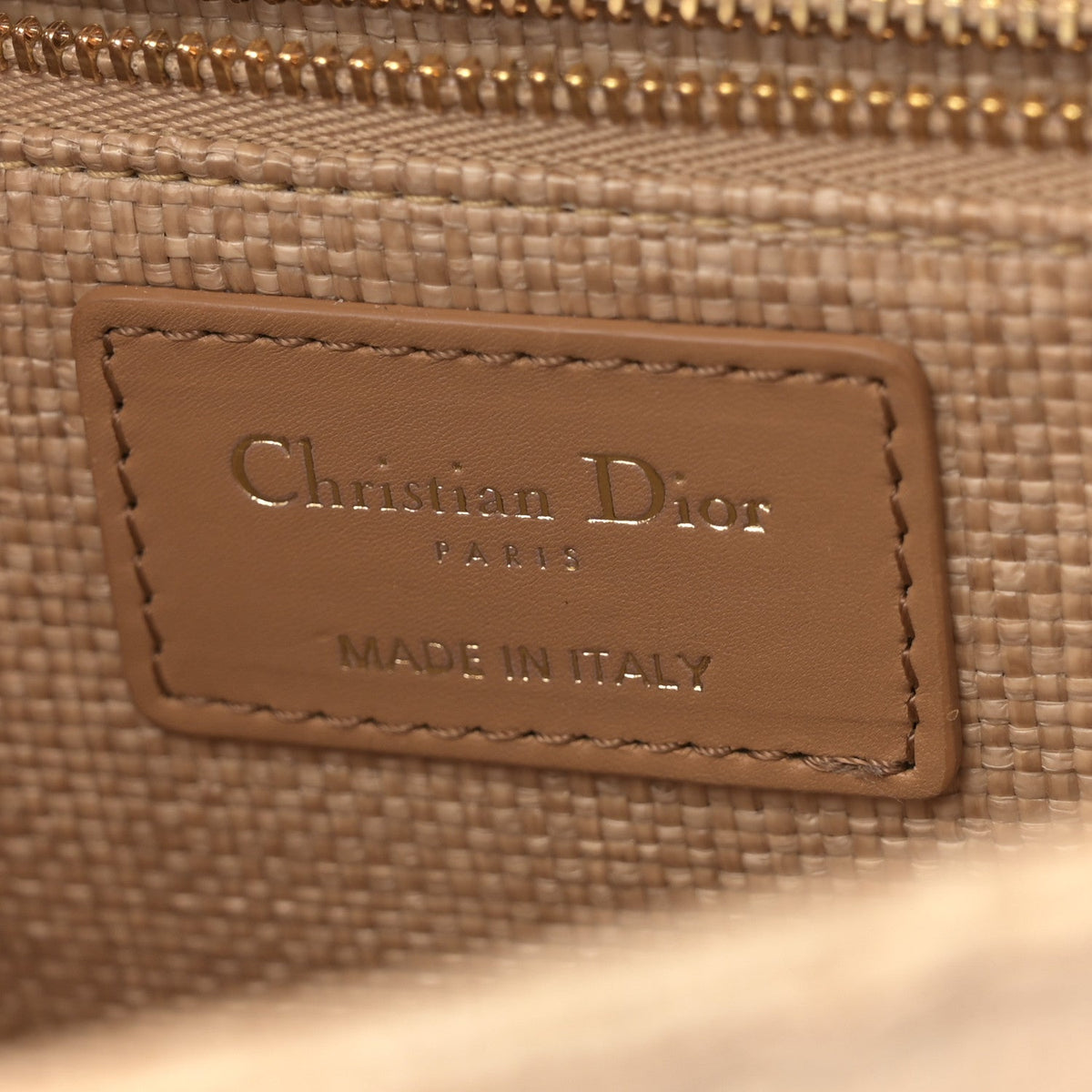 Raffia Calfskin 30 Montaigne Flap Bag Beige wholesalehk.shop