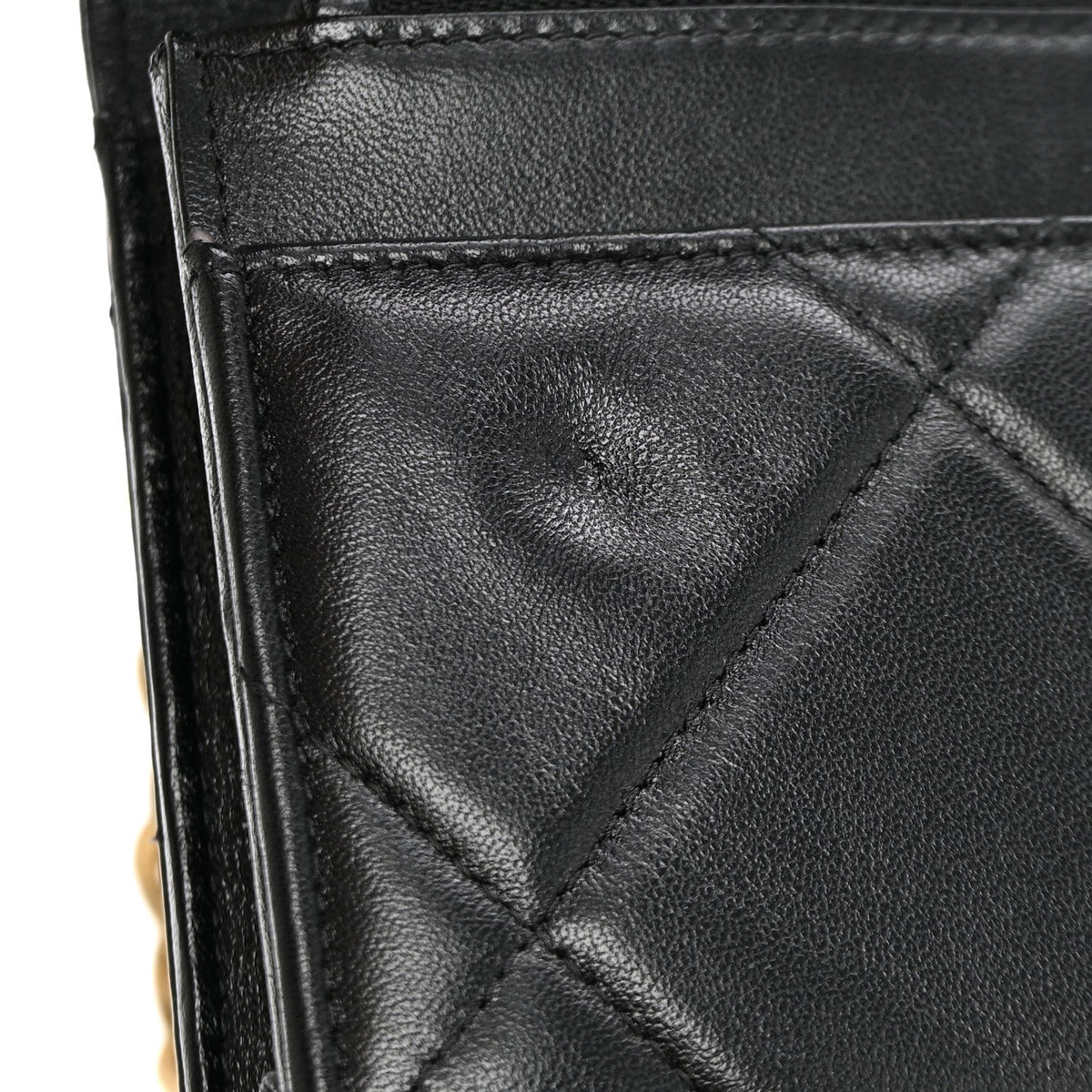 Lambskin Quilted Chanel 19 Wallet On Chain WOC Black wholesalehk.shop