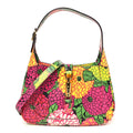 X KEN SCOTT Textured Calfskin Pomponica Print Small Jackie 1961 Hobo Multicolor Fuxia Pompon £¨ Direct shipment via from wholesalehk.shop