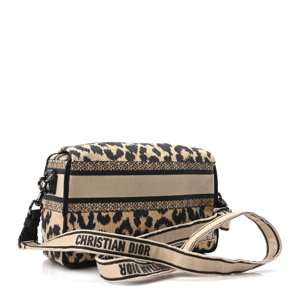 Canvas Mizza Embroidered Small Diorcamp Messenger Beige wholesalehk.shop