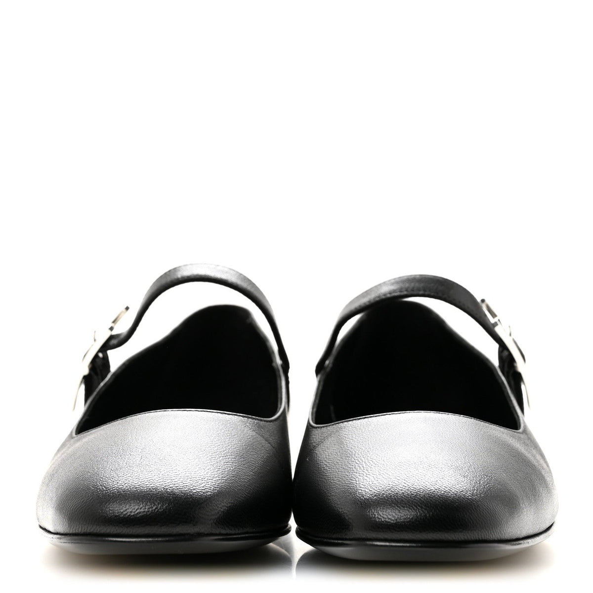Goatskin Jane Ballet Flats 35.5 Black wholesalehk.shop