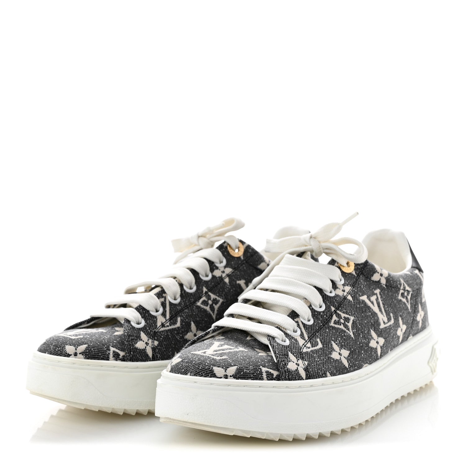 Denim Monogram Time Out Sneakers 39 £¨ Direct shipment via from wholesalehk.shop