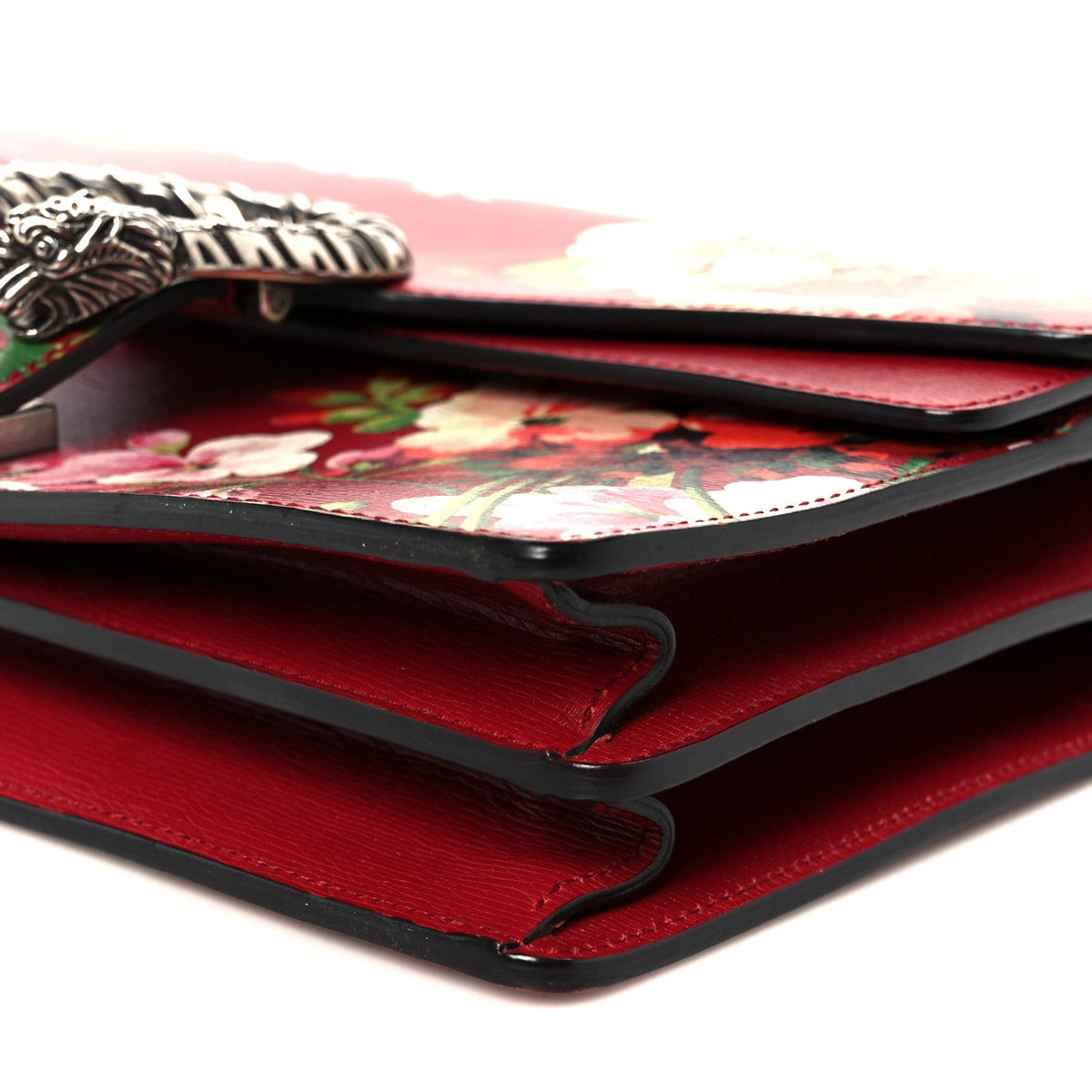 Calfskin Blooms Print Small Dionysus Shoulder Bag Romantic Cherry Multicolor wholesalehk.shop