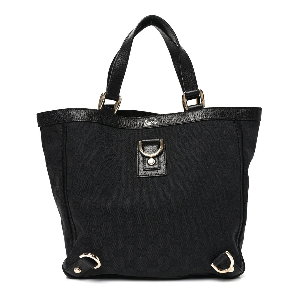Monogram Small Abbey Tote Black wholesalehk.shop
