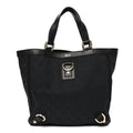 Monogram Small Abbey Tote Black wholesalehk.shop
