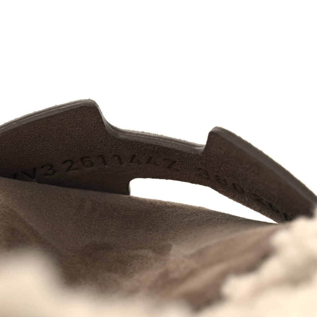Suede Goatskin Shearling Go Mules 38 Brun Frume Ecru wholesalehk.shop