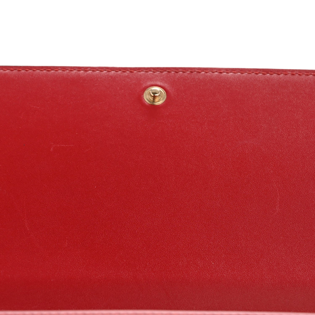 Guccissima Signature Bowy Chain Wallet Hibiscus Red £¨ Direct shipment via from wholesalehk.shop