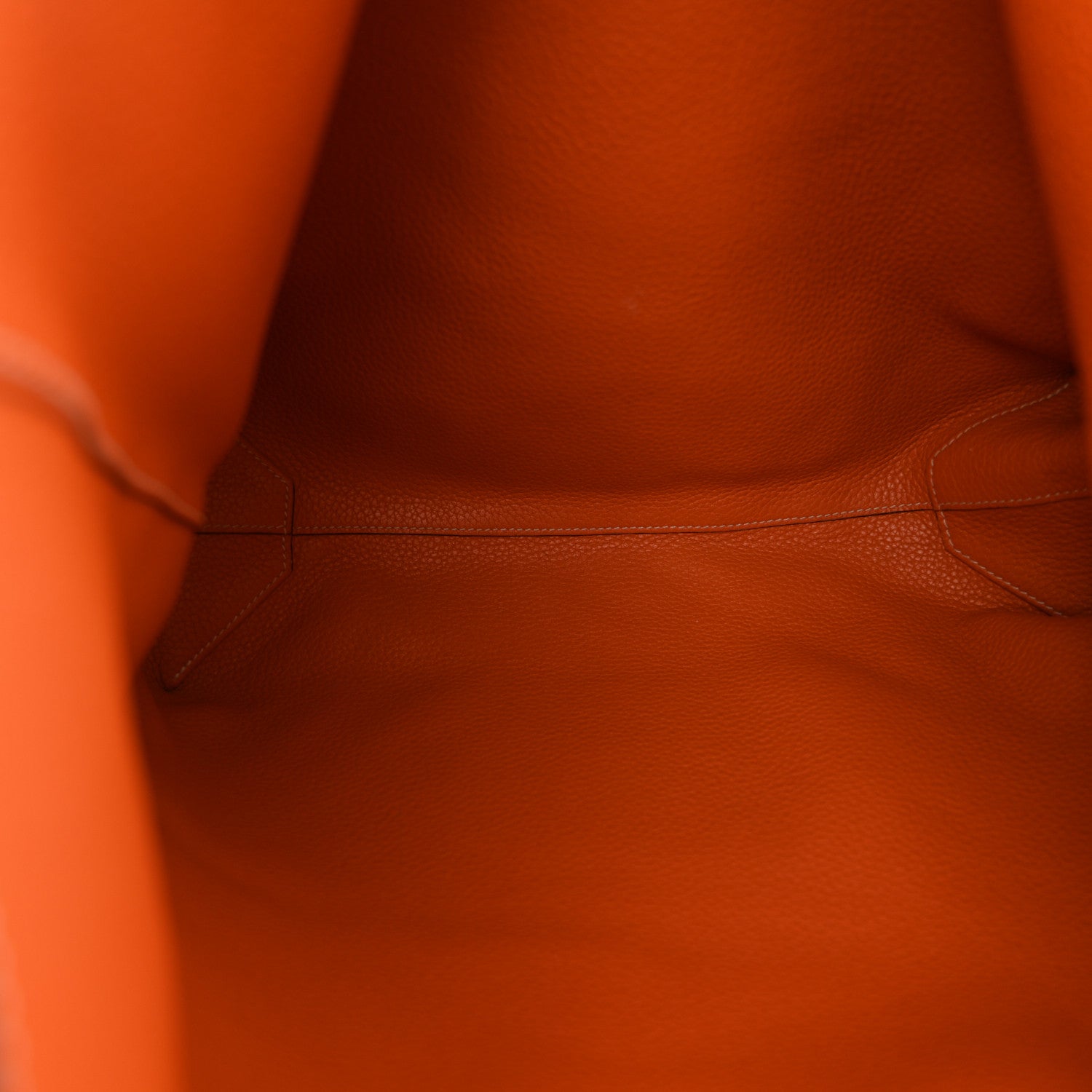 Taurillon Clemence Double Sens 45 Reversible Tote Orange Gold £¨ Direct shipment via from wholesalehk.shop