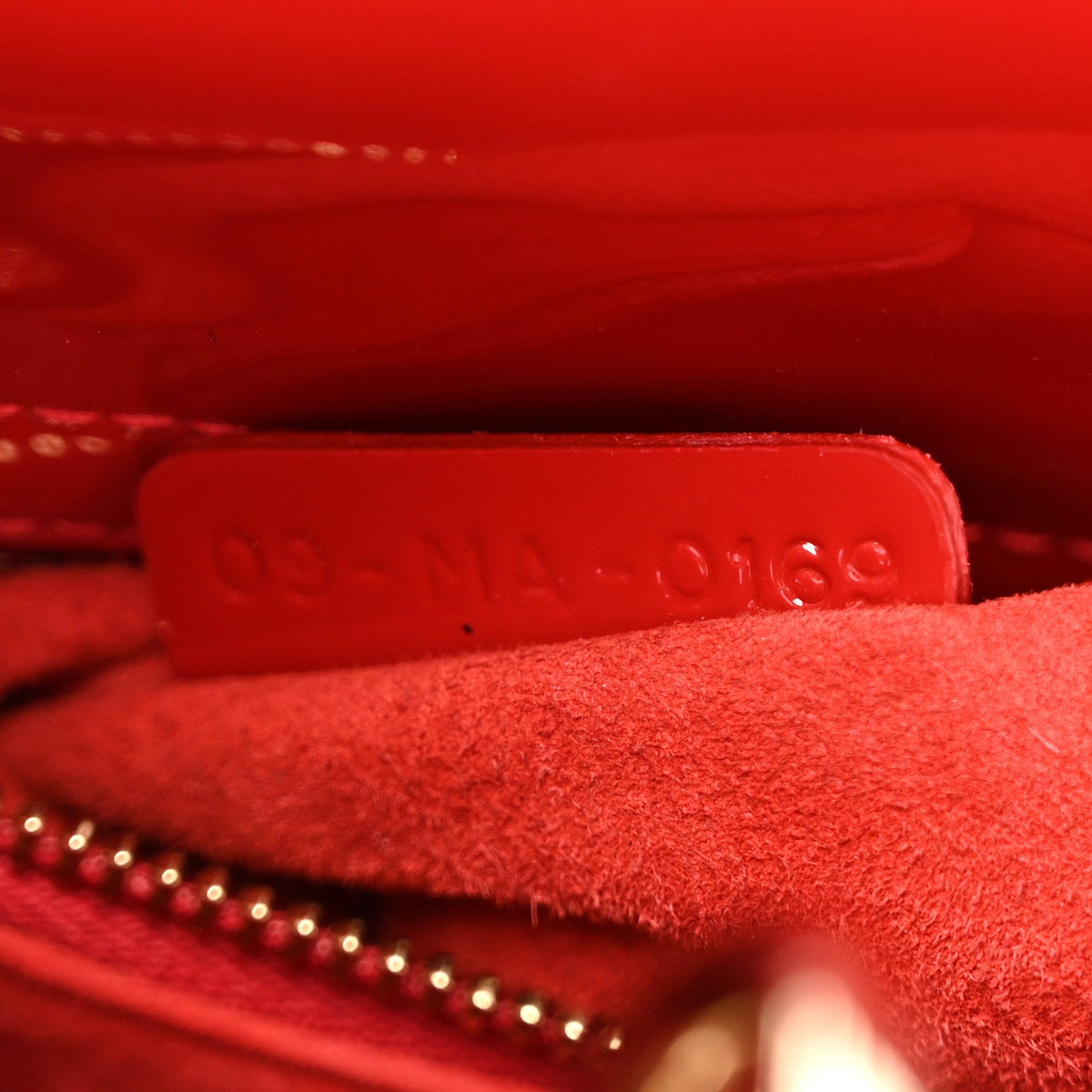 Patent Cannage Small Lady Dior Cherry Red wholesalehk.shop