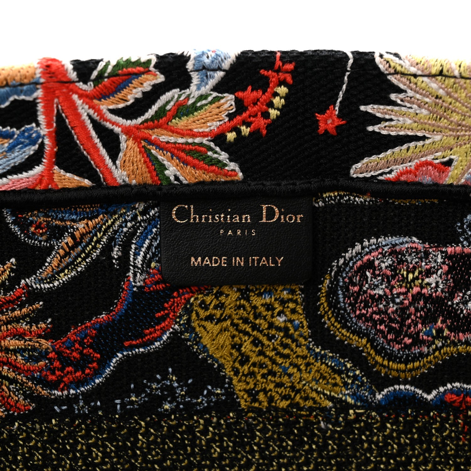 Canvas Zodiac Fantastico Embroidered Medium Book Tote Black Multicolor £¨ Direct shipment via from wholesalehk.shop