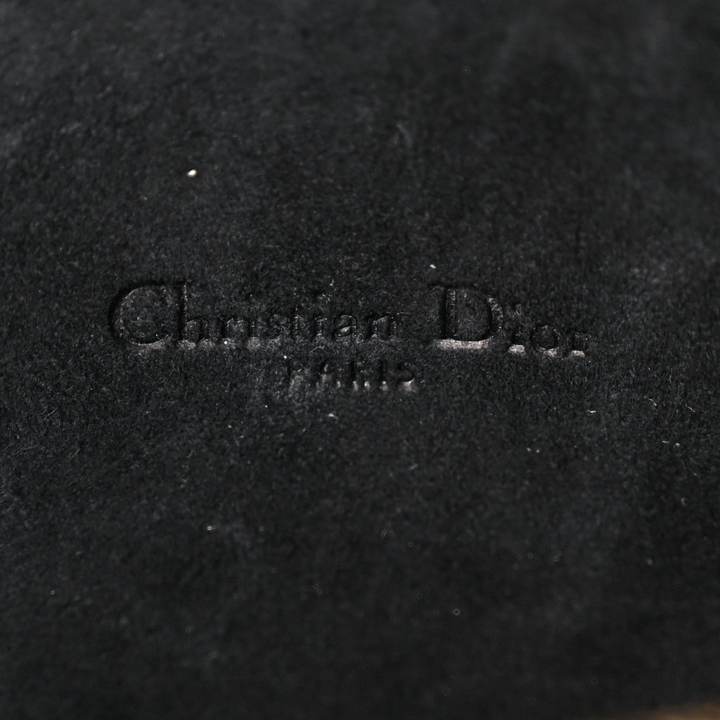 Grained Calfskin Caro Double Pouch Black wholesalehk.shop
