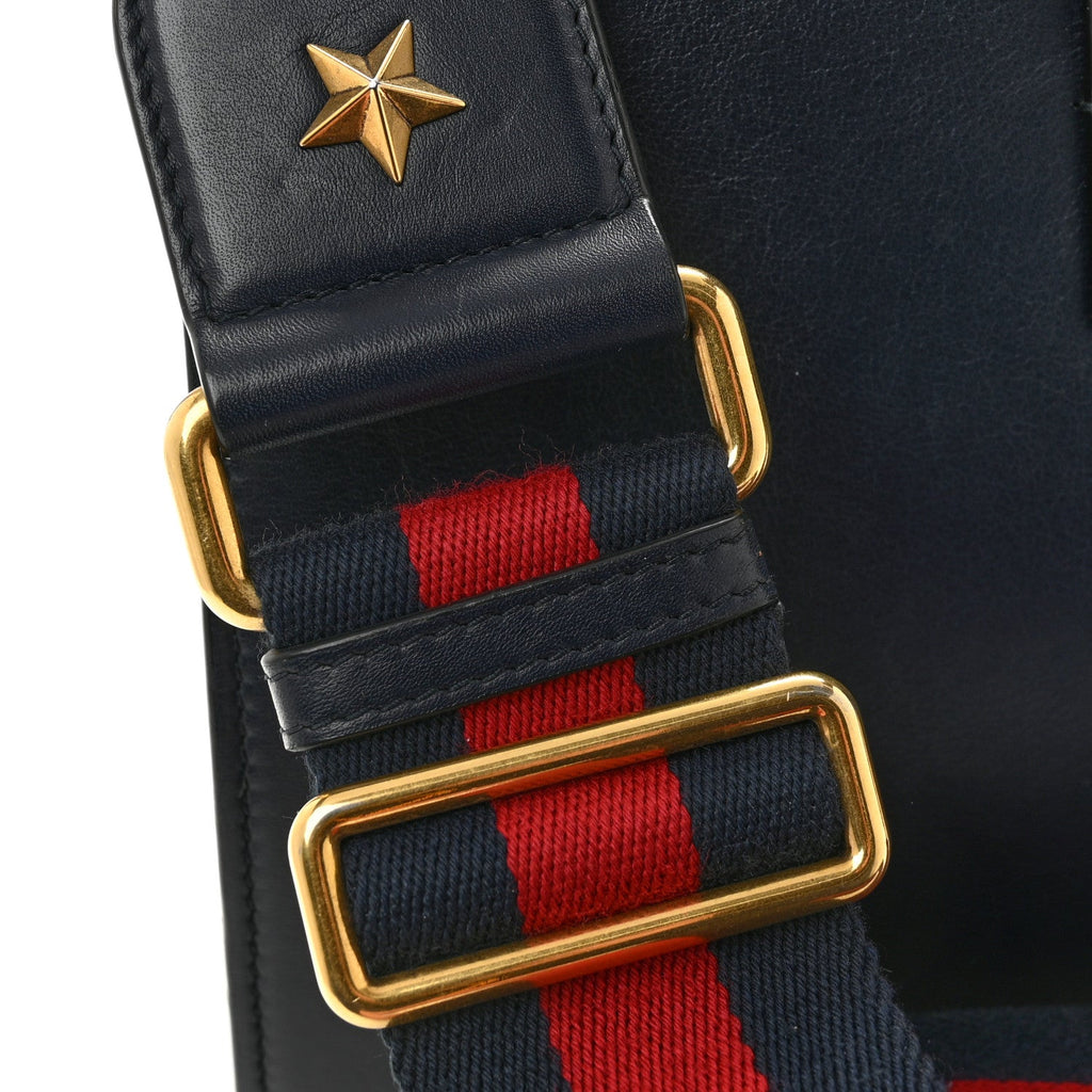 Moon Calfskin Bamboo Web Medium Dionysus Top Handle Bag Blue Emerald Hibiscus Red wholesalehk.shop