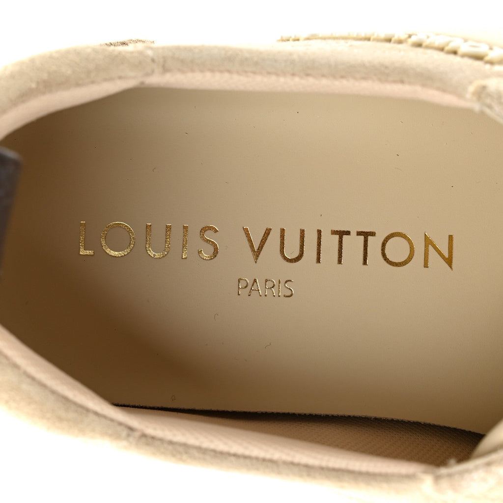 Monogram Denim LV Sneakerina 36 Greige £¨ Direct shipment via from wholesalehk.shop