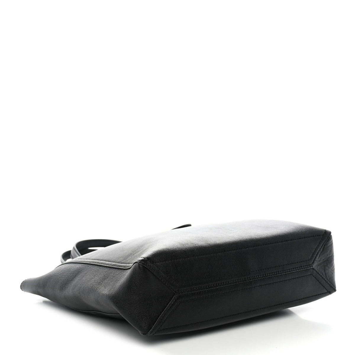 New Sakai Calfskin Lux Small Dahlia Tote Black wholesalehk.shop