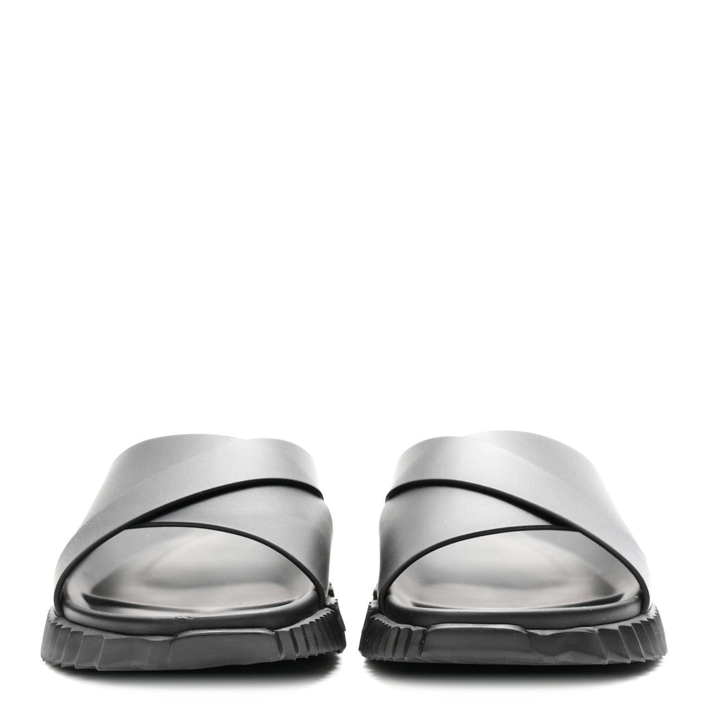 Nappa Mens Infra Sandals 42 Black wholesalehk.shop