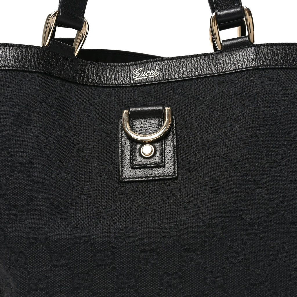 Monogram Small Abbey Tote Black wholesalehk.shop
