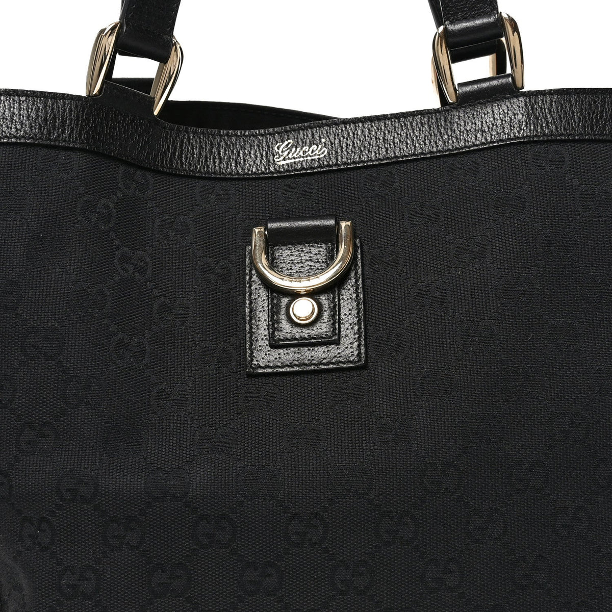 Monogram Small Abbey Tote Black wholesalehk.shop