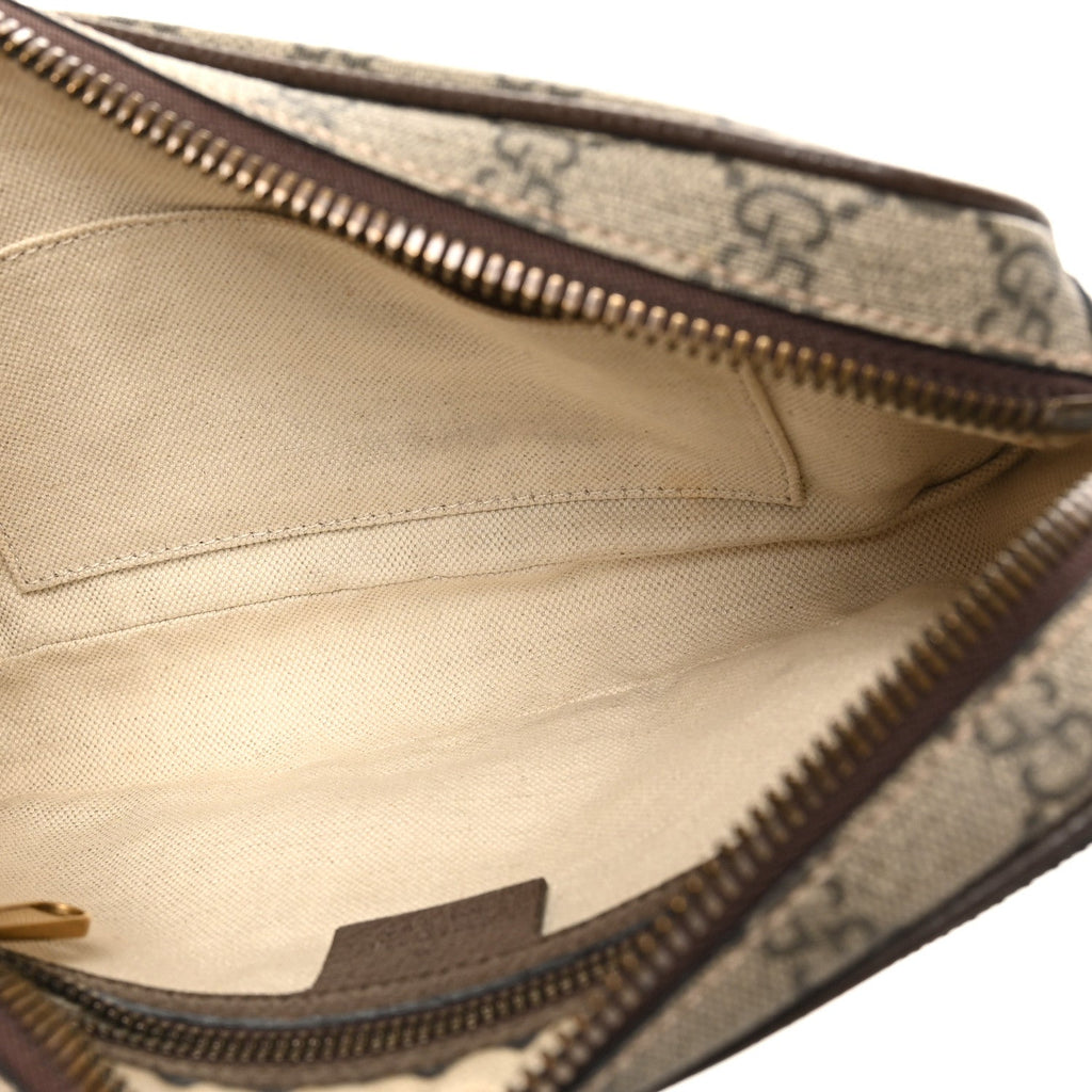 Soft GG Supreme Monogram Medium Ophidia Belt Bag Dark Brown wholesalehk.shop