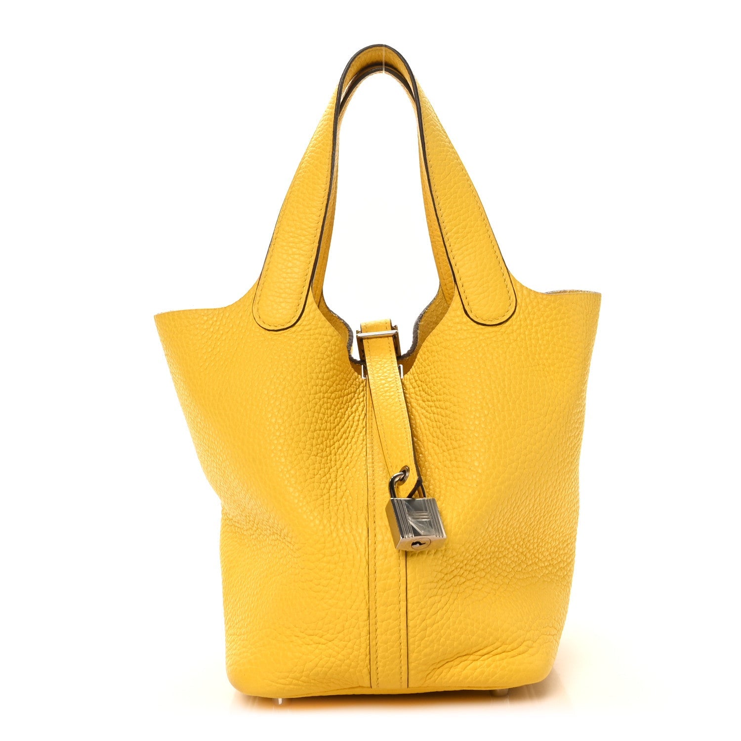 Taurillon Clemence Picotin Lock 18 PM Lime £¨ Direct shipment via from wholesalehk.shop