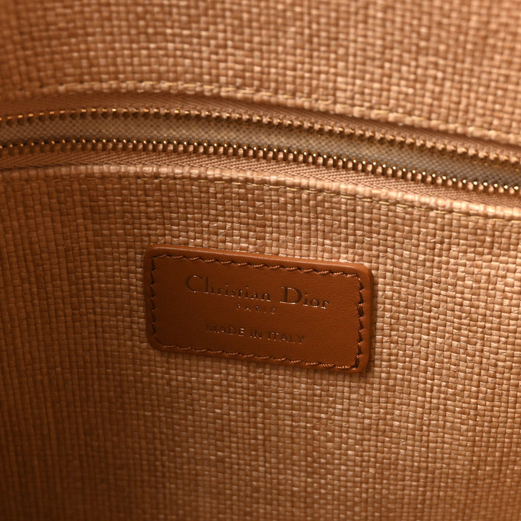 Raffia Macro Cannage Medium Book Tote Natural £¨ Direct shipment via from wholesalehk.shop