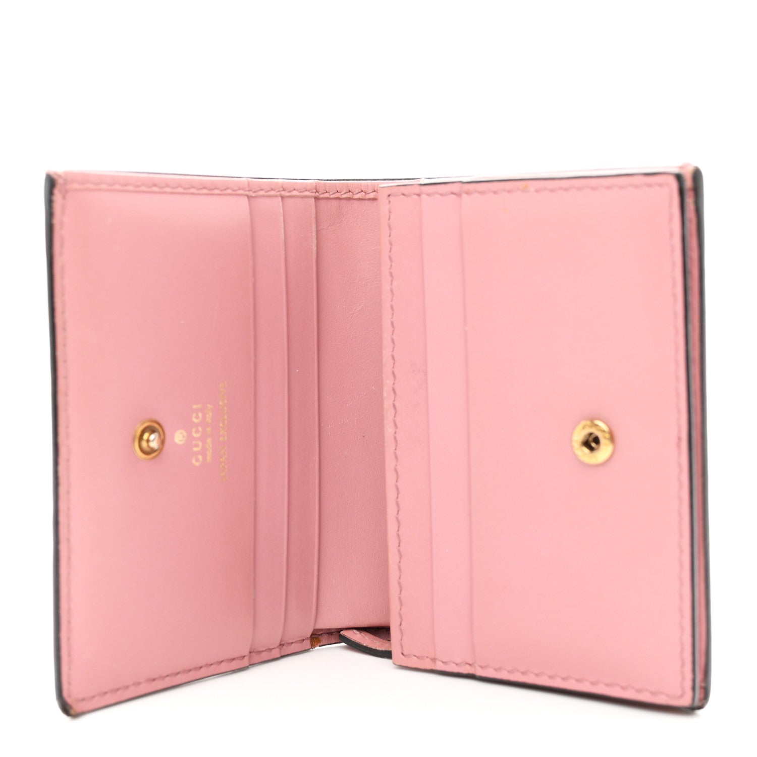 Guccissima Cherries Card Case Wallet Pink £¨ Direct shipment via from wholesalehk.shop