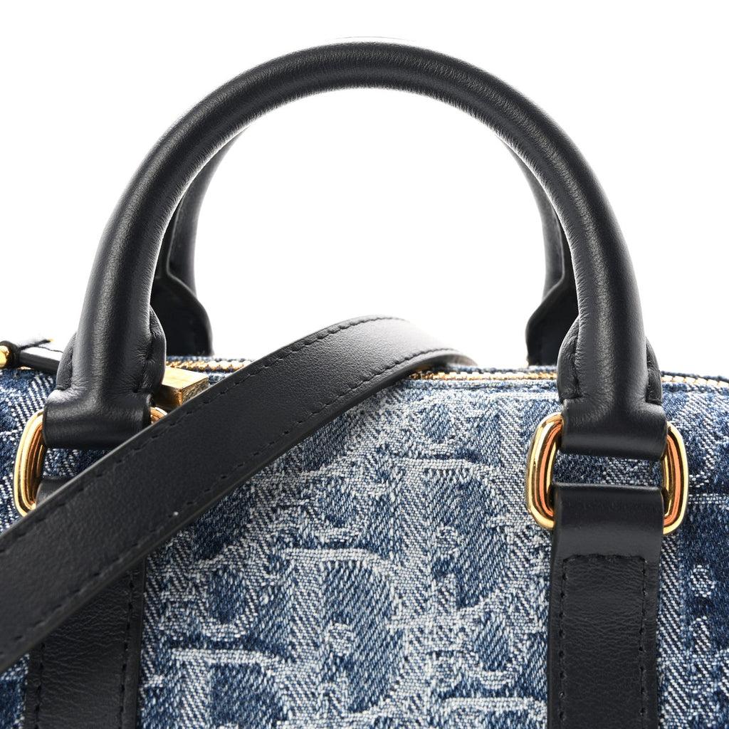 Denim Oblique Nano Groove 17 Bag Blue wholesalehk.shop